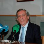 José María Marco durante la presentación de los carteles