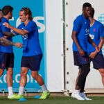 Entrenamiento del Barcelona