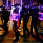 Los altercados del martes acabaron con decenas de detenidos