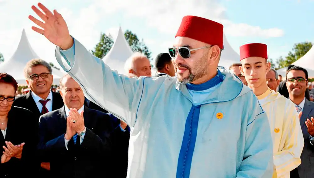 El rey Mohamed VI de Marruecos
