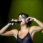 Lily Allen, en concierto en Suecia