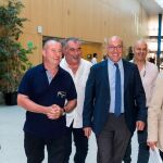El consejero de Agricultura y Ganadería, Jesús Julio Carnero, durante la reunión que ha mantenido con los representantes de las organizaciones agrarias