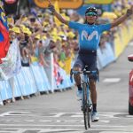 Nairo Quintana, en su anterior etapa en el Movistar