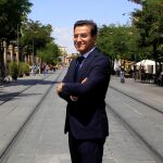 Luis Salvador, el pasado lunes en Sevilla / Foto: Manuel Olmedo