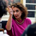 La ministra de Hacienda, María Jesús Montero, en una entrevista con Efe