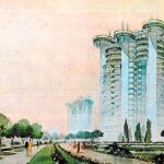 Las torres, que no son ni dos ni tres ni cuatro, sino una sola, se denominaron así porque debía pasar los trámites oficiales