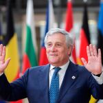 El presidente del Parlamento Europeo, Antonio Tajani
