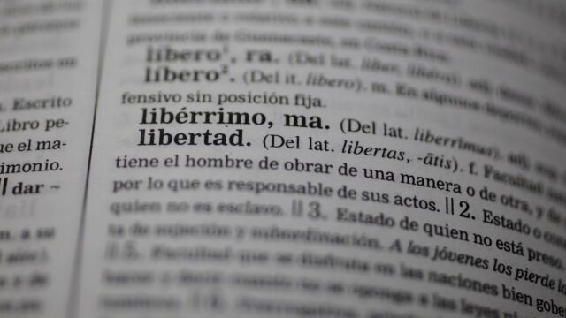 Imagen de archivo de un diccionario