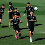 El entrenamiento del Real Madrid