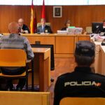 Pedro Luis Gallego Fernández, en la sala del juicio / Rubén Mondelo