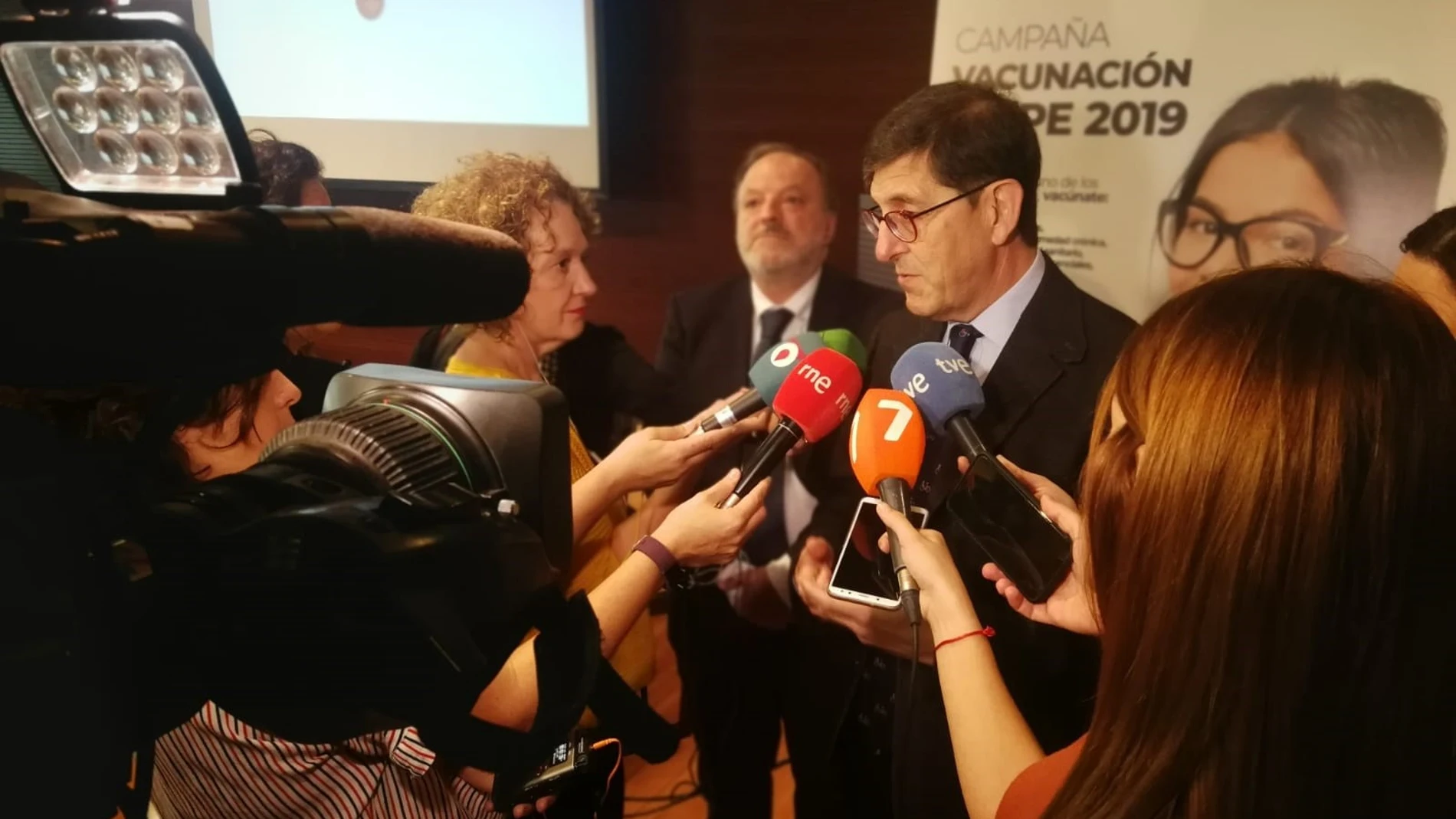 El consejero de Salud, Manuel Villegas