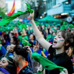 Imagen de una de las marchas de este año a favor del aborto en Buenos Aires