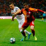 Jovic, en el partido contra el Galatasaray