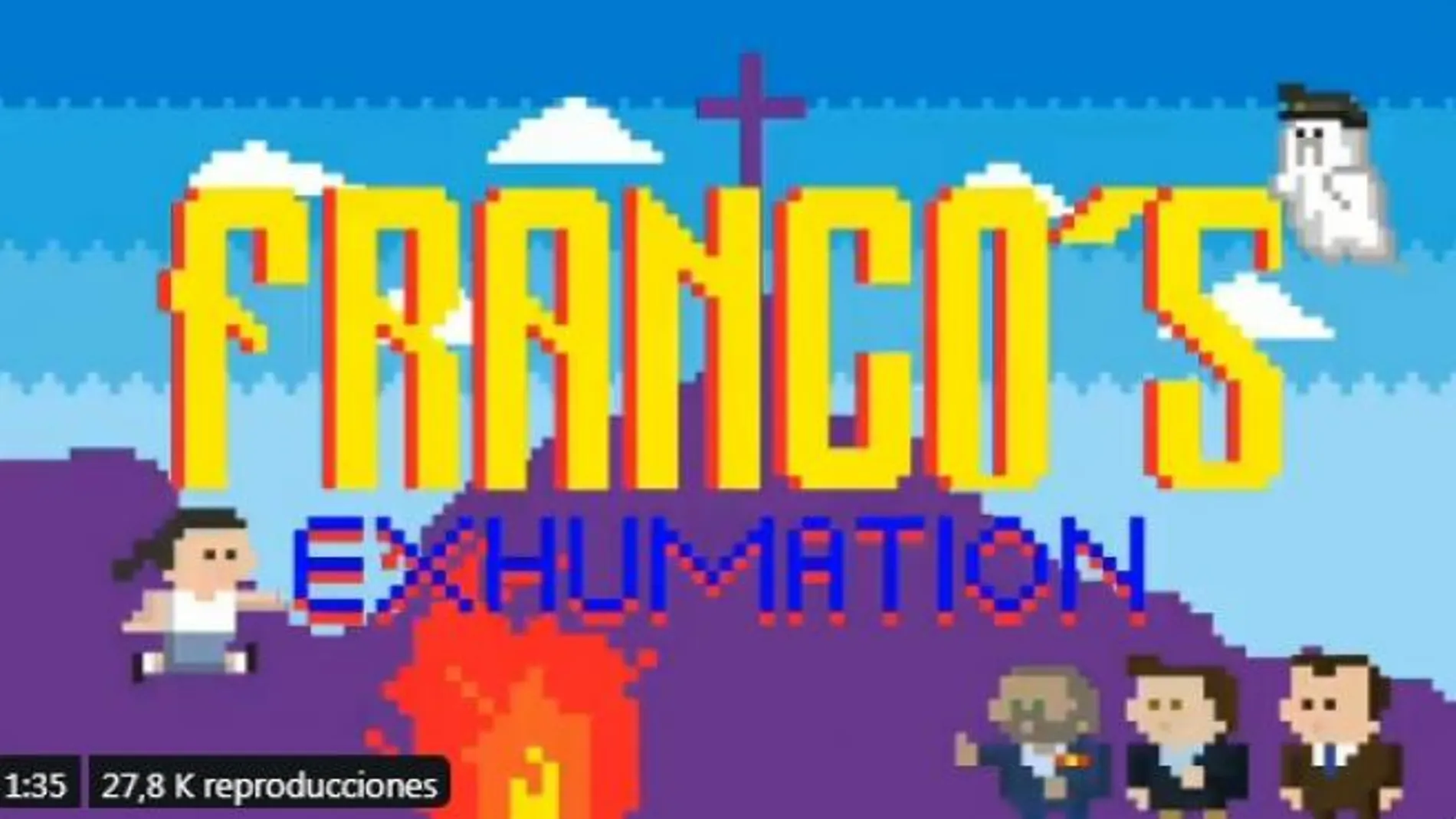 Videojuego de la exhumación de Franco / Twitter