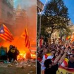 Manifestaciones en Cataluña
