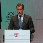 El rey, Felipe VI, en un discurso en Murcia inaugurando el XXII Congreso Nacional de la Empresa Familiar