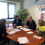 Silván, durante su reunión con los autónomos
