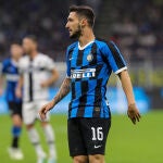 Matteo Politano con el Inter de Milán.