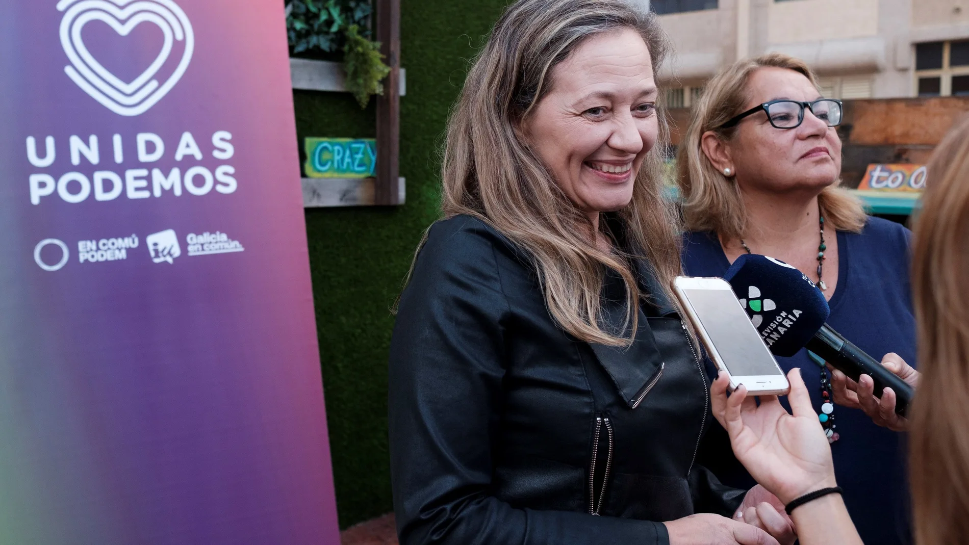 Las candidatas de Unidas Podemos en Las Palmas preparan el inicio de la campaña