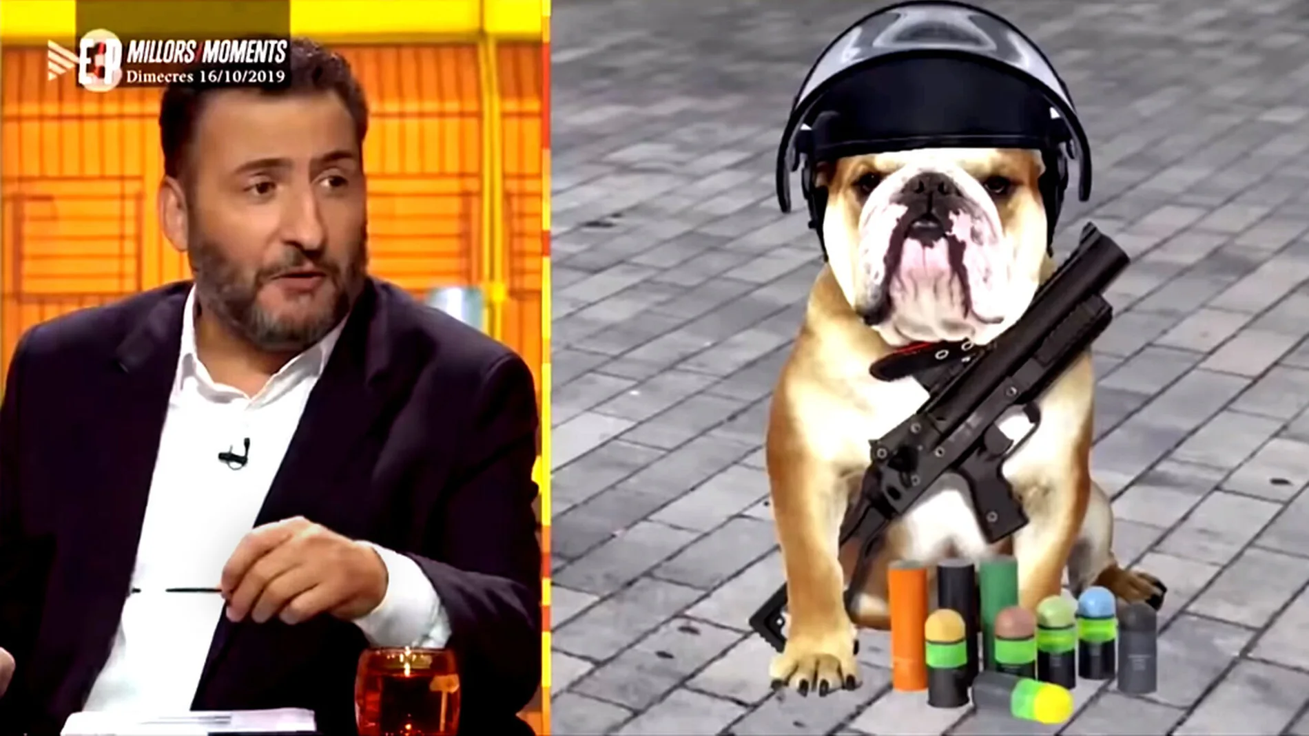 Captura de pantalla del gag del programa.