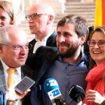 Lluís Puig, Toni Comín y Meritxell Serret