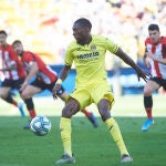 Karl Toko Ekambi en un partido con el Villarreal. (Europa Press)
