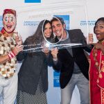 Los invitados pudieron fotografiarse con algunos artistas de la compañía del Cirque du Soleil | Archivo