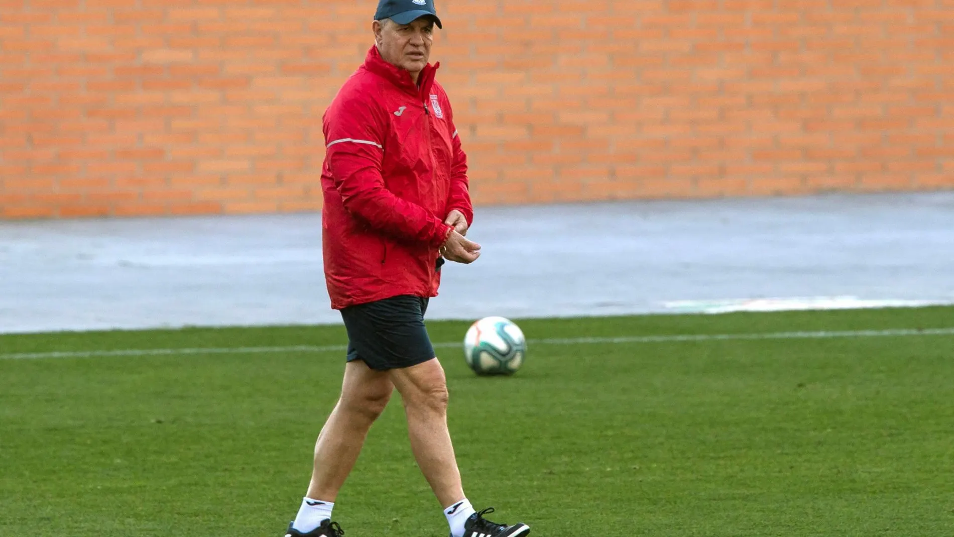 El técnico mexicano Javier Aguirre, en su primer entrenamiento con el Leganés