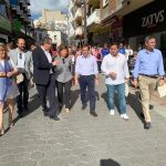 La presidenta del PP, Isabel bonig, visitó ayer Benidorm junto al alcalde de Madrid, José Luis Martínez Almeida y los cabezas de lista al Congreso y el Senado