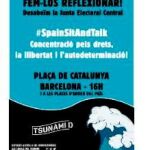 Convocan paras el “9N a una jornada de desobediencia a la Junta Electoral y proponemos llenar de 16h a 22h las plazas del país con una jornada política, cultural y festiva”.