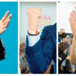 Sánchez, Casado, Rivera, Iglesias y Abascal volvieron a venderse ayer como la única opción posible
