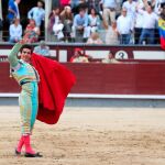 Gonzalo Caballero saluda al tendido / Cristina Bejarano