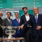Piqué, el día del sorteo de la Davis en Madrid
