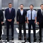 Los candidatos a las elecciones del 10N.
