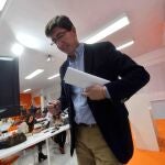 El vicepresidente de la Junta de Andalucía y el líder de Ciudadanos en la comunidad, Juan Marín