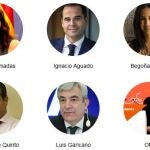 Principales candidatos a tomar el relevo a Albert Rivera.