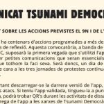 Comunicado de Tsunami Democràtic