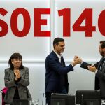 Rueda de prensa tras la Ejecutiva Federal del PSOE