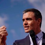 Pedro Sánchez, ayer, durante una visita a Córdoba