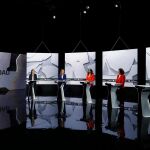 Irene Montero (Unidas Podemos), Ana Pastor (PP), Inés Arrimadas (Ciudadanos), María Jesús Montero (PSOE), y Rocío Monasterio (Vox) / Efe