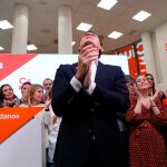 Albert Rivera, tras su comparecencia este lunes en la que ha anunciado su dimisión / Foto: Cristina Bejarano