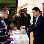 El secretario general del PP y cabeza de lista por Murcia al Congreso, Teodoro García Egea