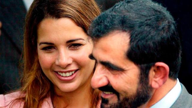 La princesa Haya de Jordania, acompañada por su exesposo el Jeque Mohamed, en una imagen de archivo / Efe