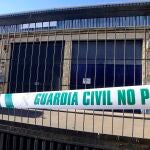 Vista de una empresa precintada tras un brote de listeriosis