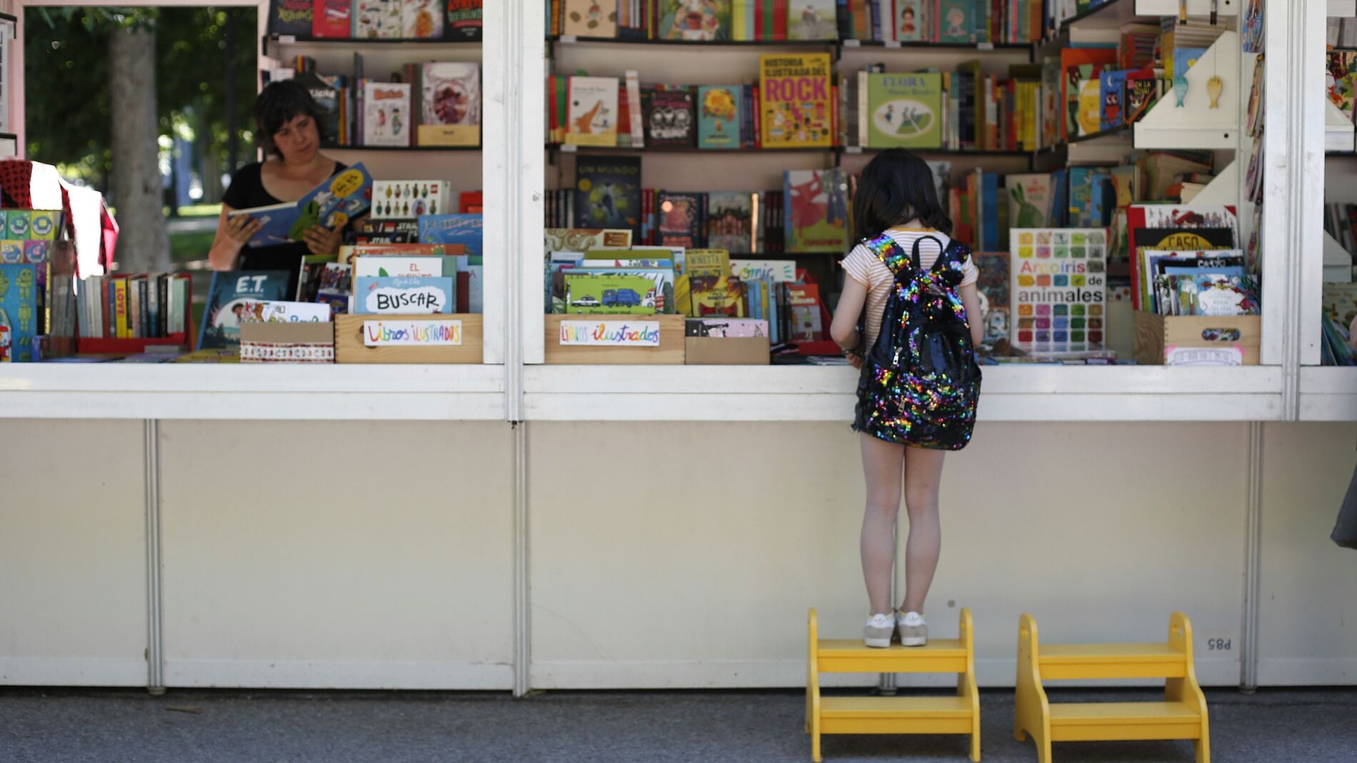 Una imagen de la Feria del Libro de Madrid de 2019