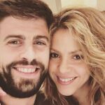 Piqué y Shakira, en una foto colgada por el futbolista en su cuenta de Instagram