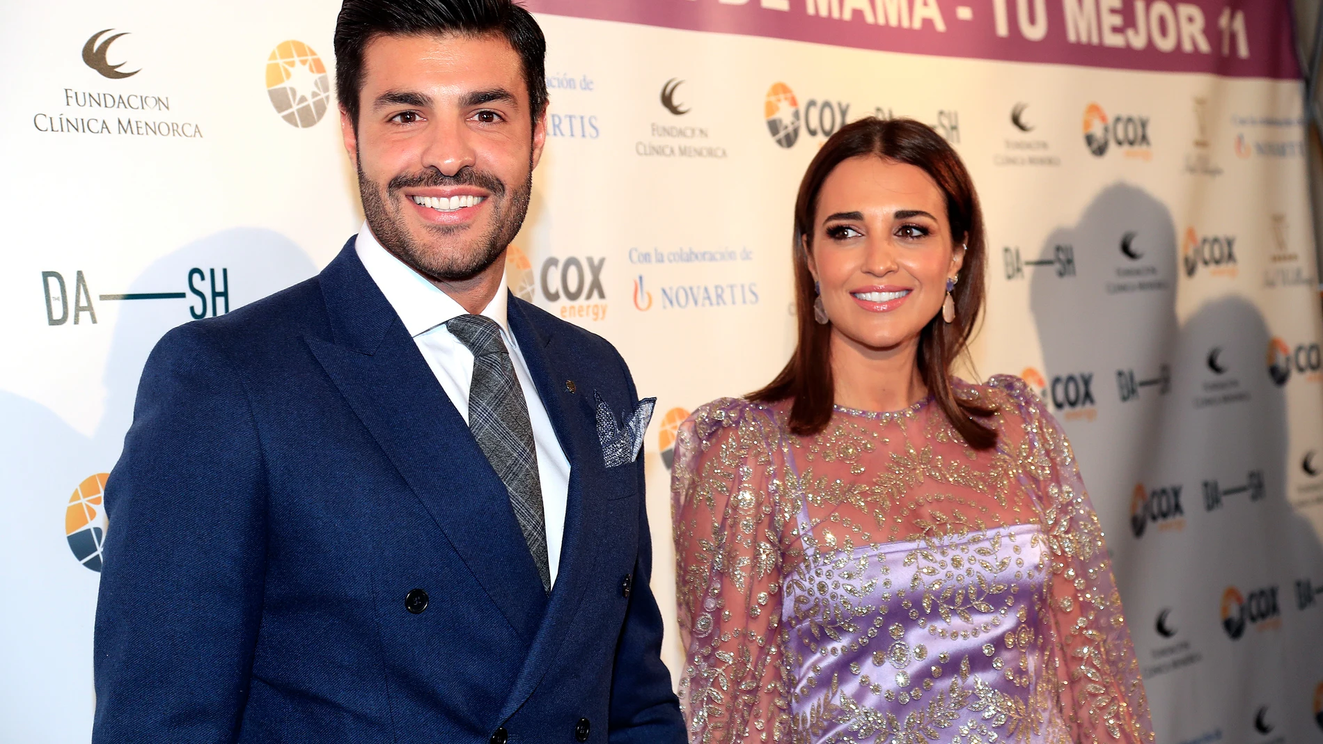 Foto del exfutbolista Miguel Torres y la actriz Paula Echevarria, 19 November 2019.