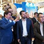 El secretario general del PSOECyL, Luis Tudanca, recorre por la XXIII edición de Intur