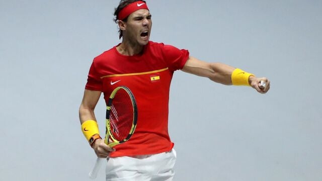 Rafa Nadal disputó la última edición de la Copa Davis con España en la Caja Mágica.