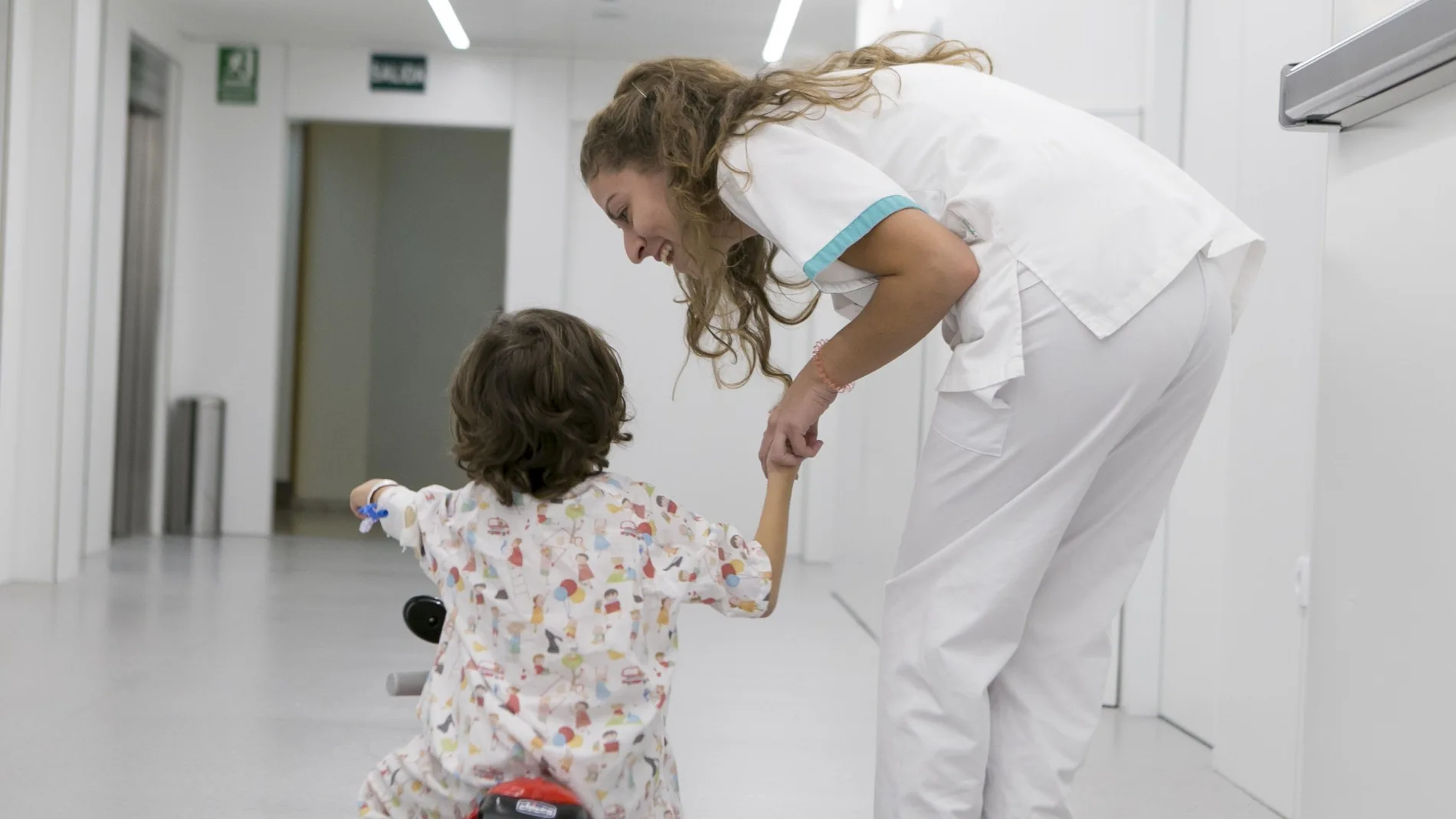 Imagen de archivo de un niño hospitalizado